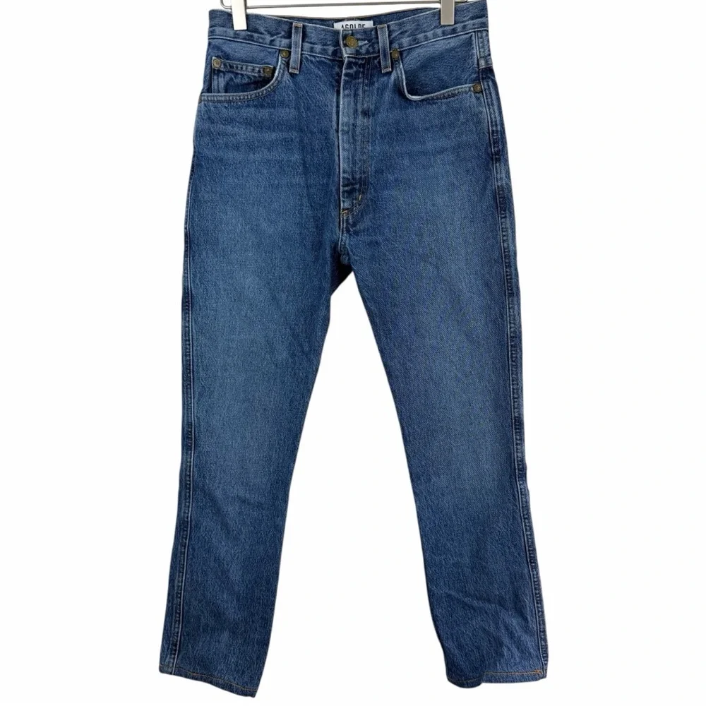 AGoldE Pinch Waist High Rise Kick - size 27 - Picture 2 of 8